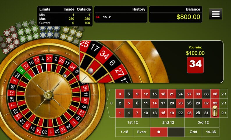 roulette online
